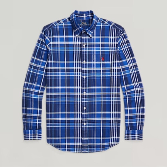 Polo by Ralph Lauren Classic Fit Plaid Oxford Shirt